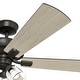 preview thumbnail 14 of 22, Hunter 52" Crestfield Ceiling Fan w/ LED Light Kit, Pull Chain - Farmhouse, Transitional - EASY INSTALLATION!