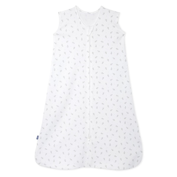 slide 2 of 5, HALO SleepSack wearable blanket, 100% cotton, Blue Thyme, SM, 0-6M - small