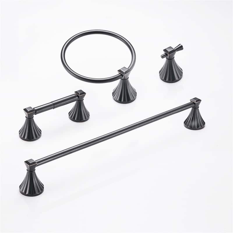 Bathroom Zinc Alloy Four-piece Set With Fidden Installation