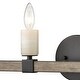 preview thumbnail 3 of 1, Stone Manor 4-Light vanity light in Matte Black / Aspen