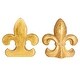 preview thumbnail 14 of 20, Decorative Fleur de Lis Bookends, Set of 2