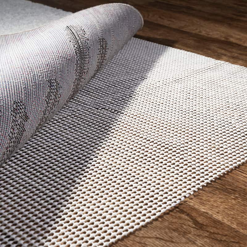 JONATHAN Y Ultra Stop Rug Pad Cream Pad - White - 2 X 8