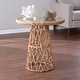 preview thumbnail 1 of 5, SEI Furniture Nyland Coastal Natural Woven Fiber Side Table