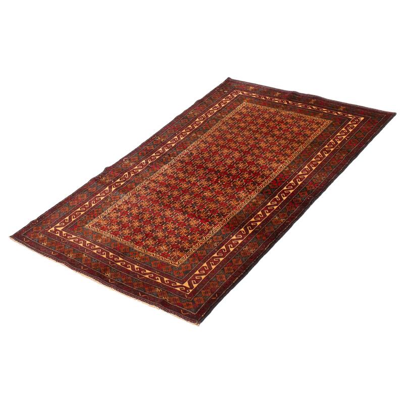Teimani Brown Rug 3'9" x 6'4" - 3'9 x 6'4