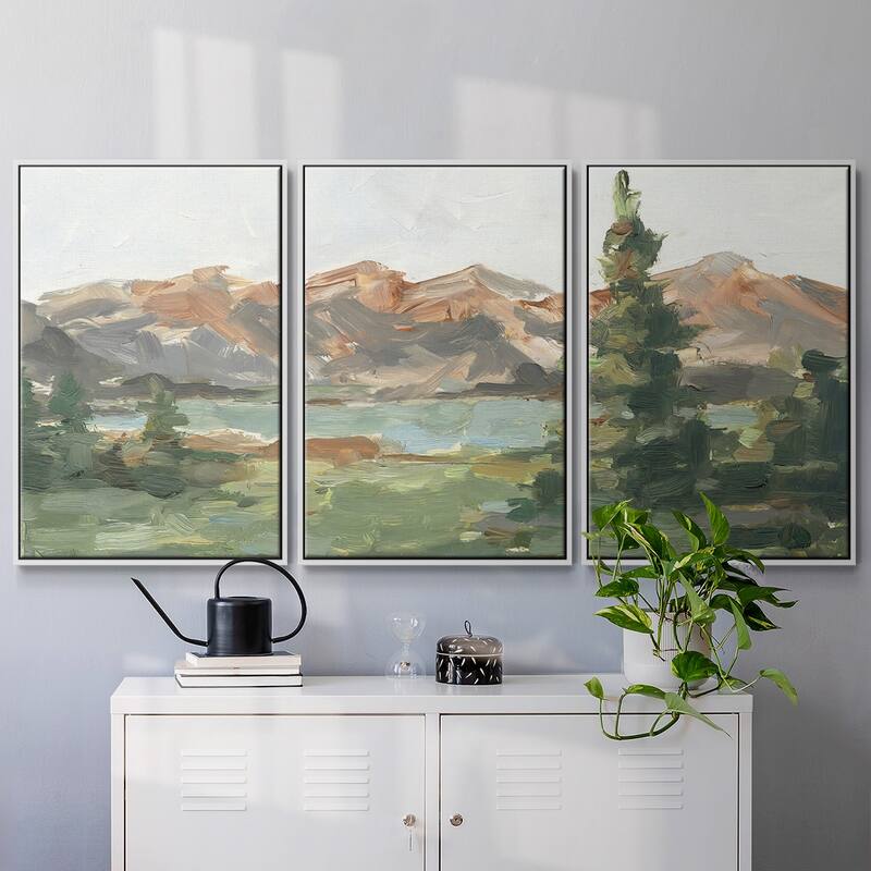 Rusty Mountains II - Multi Piece Framed Canvas