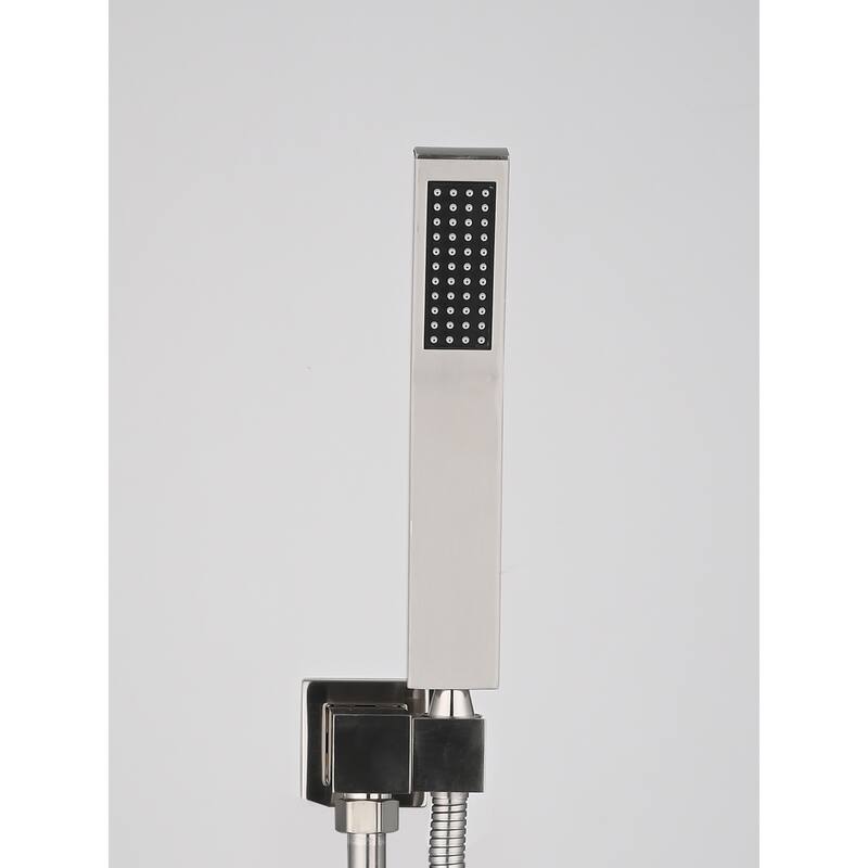 Ceiling Mounted Shower System Combo Set with Handheld and 16"Shower head