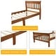 preview thumbnail 12 of 19, Merax Wood Twin Platform Bed with Headboard, Footboard, Slat Support