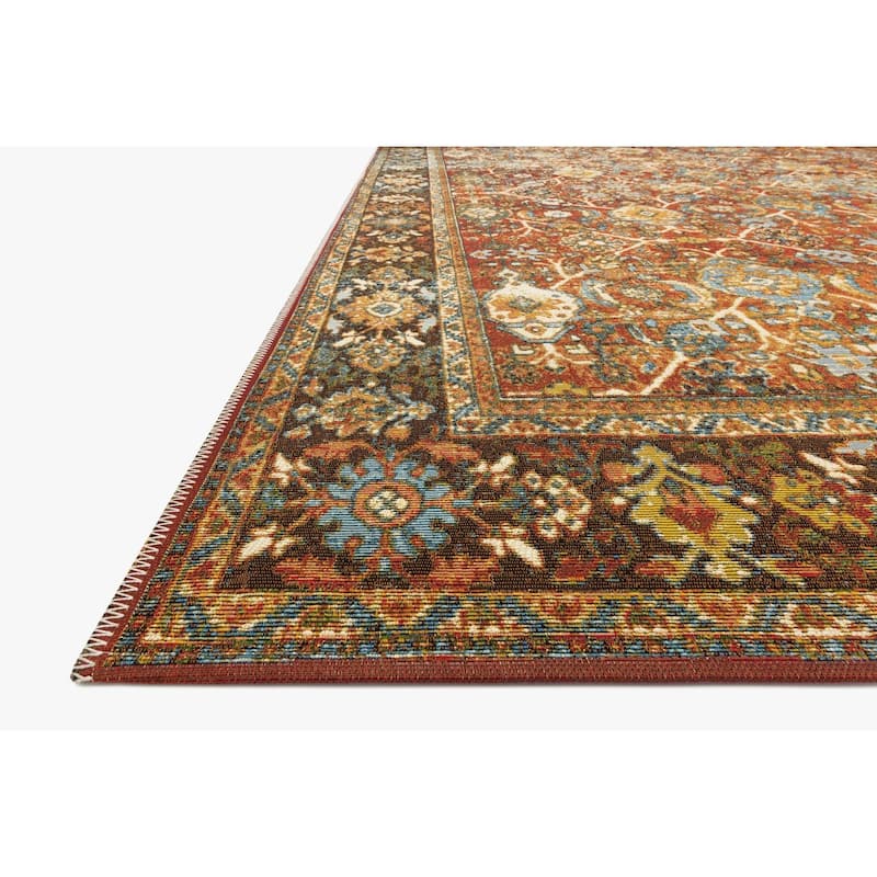 Alexander Home Luciano Oriental Indoor/ Outdoor Area Rug