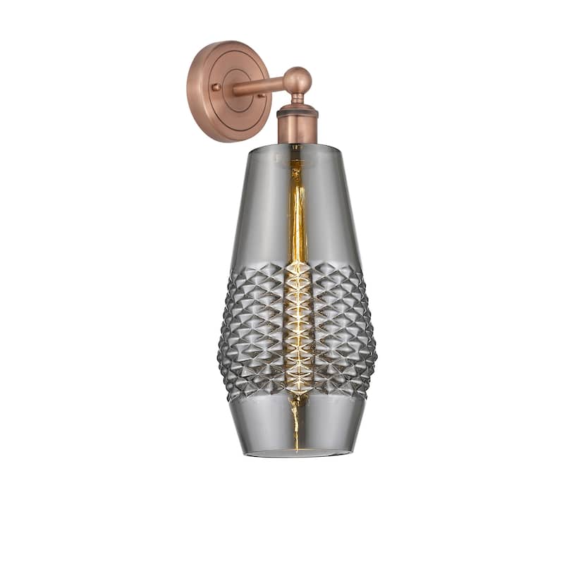 Innovations Lighting 616-1W-19-7 Windham Sconce Windham 19" Tall Wall