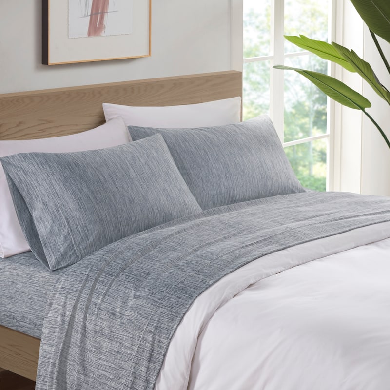 Intelligent Design Comfort Cool Jersey Knit Nylon Blend Sheet Set