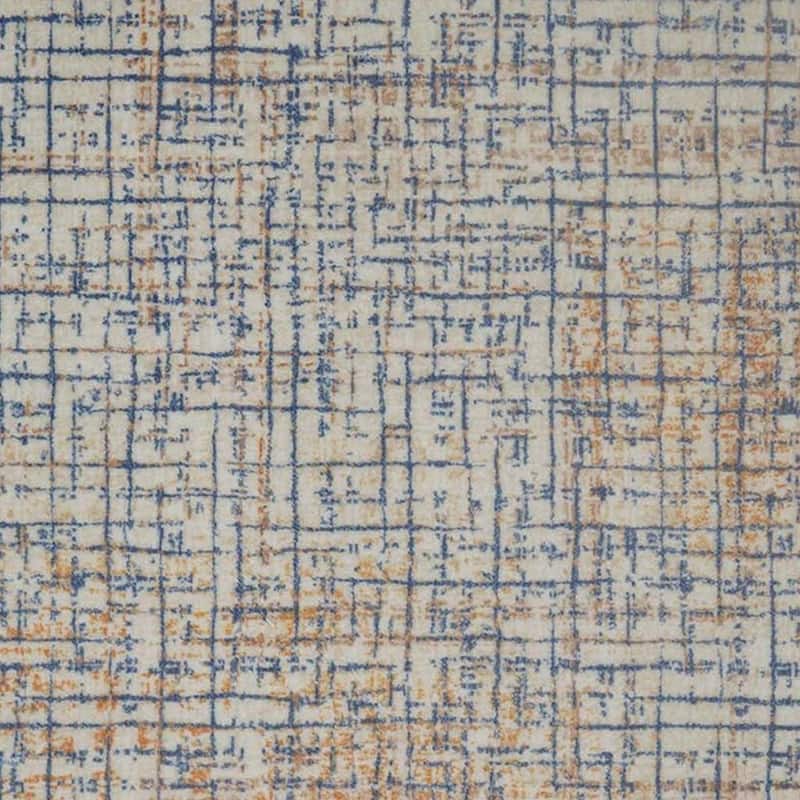 HomeRoots Abstract Modern, Contemporary Rectangle Area Rug