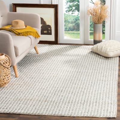 SAFAVIEH Handmade Natura Steinvor Geometric Wool Rug