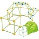 preview thumbnail 1 of 6, Glow In The Dark Tent Fort Building Kit - 202 Pack STEM Learning Toy - Construction Toy Set with 64 Rods, 36 Spheres Assembly Required - Kids