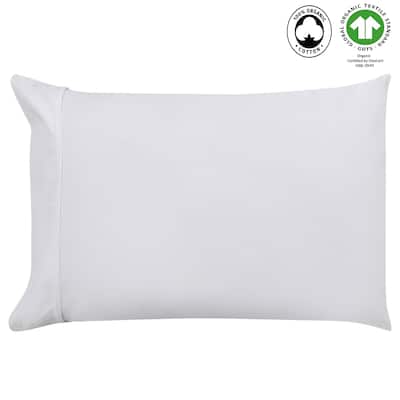 Organic Cotton Wrinkle Resistant Pillow Case Pair 20" X 32"