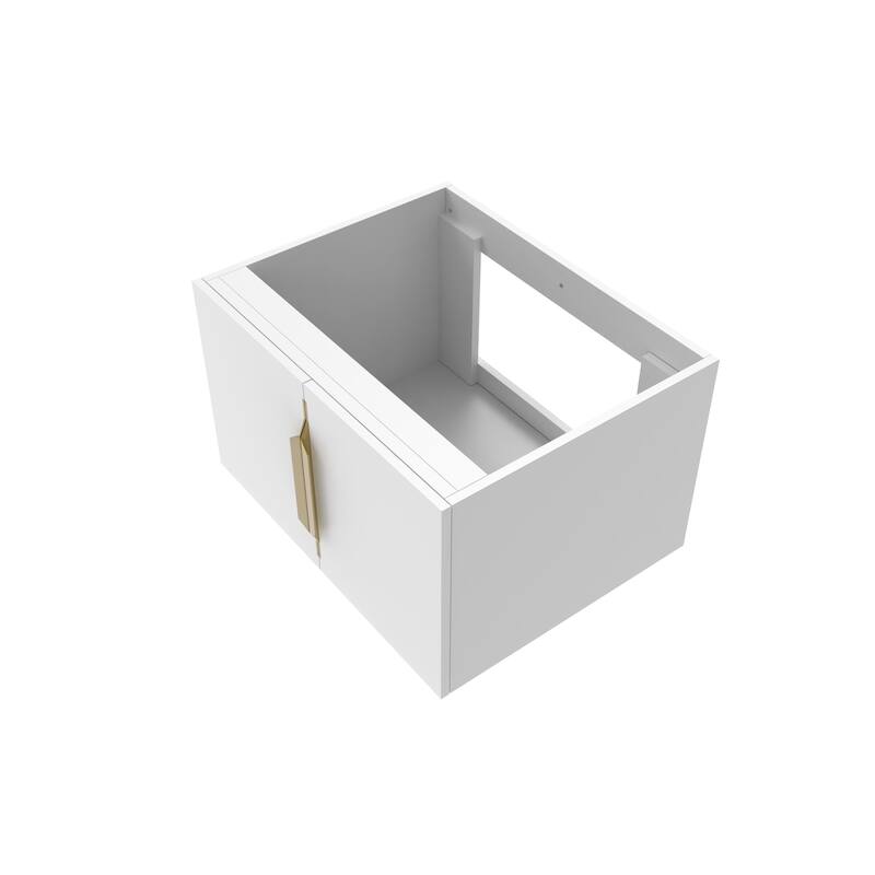 Alpine 24" Wall Mounted Bathroom Vanity (Base Only)