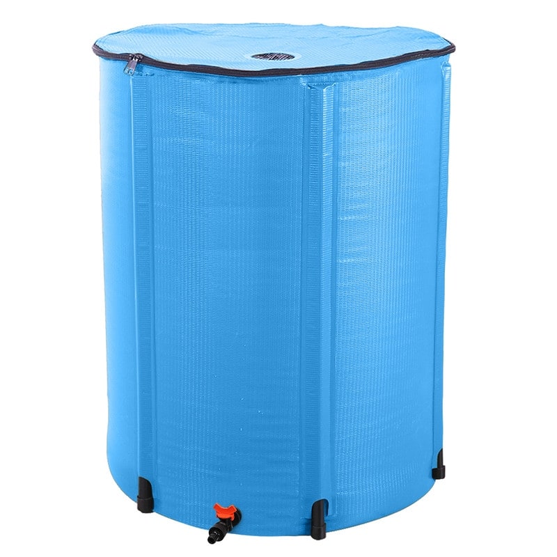 100 Gallon Blue Folding Rain Barrel Water - 27.5x39.3