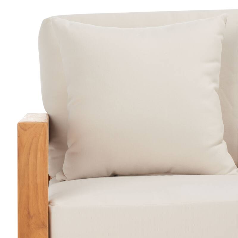 SAFAVIEH Couture Montford Teak 3-Seat Bench Casing (Cover Only) - 72Wx29Dx1H