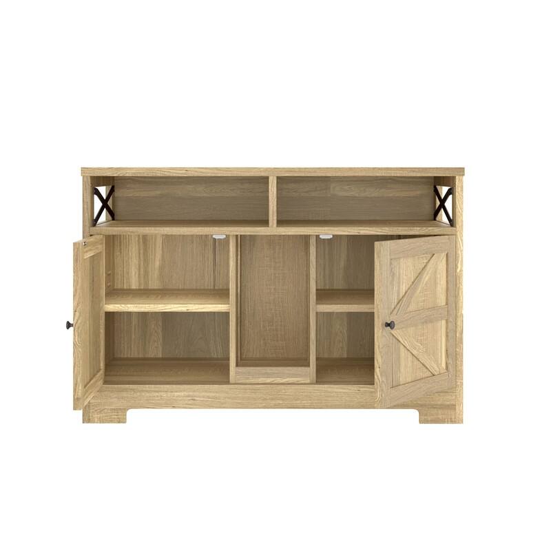 Cat Litter Box Enclosure for Two Cats, Double Hidden Cat Washroom Furniture for Indoor Use
