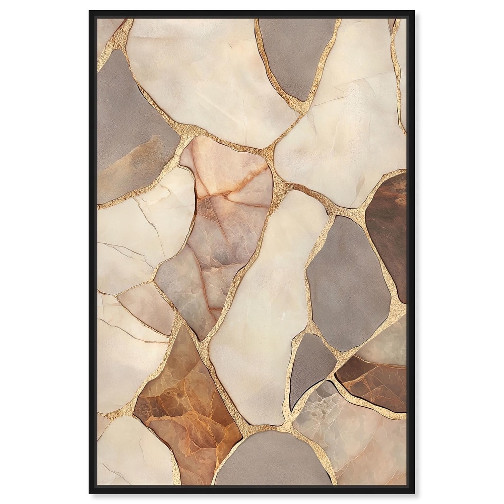 Textured Earthy Tones III Canvas by Art Remedy