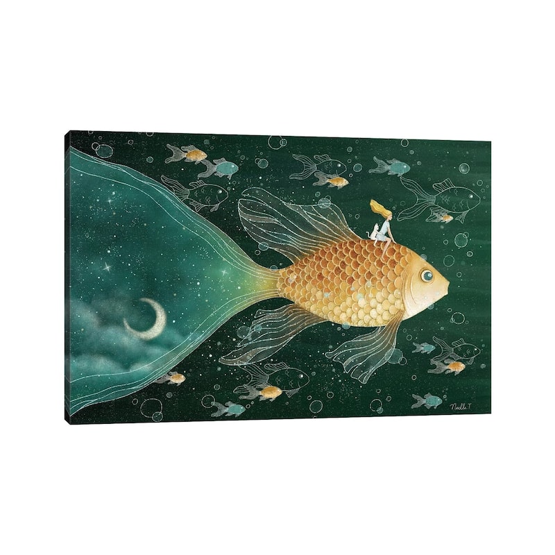 iCanvas "Riding Through The Night Sky" by Noelle. T Canvas Print