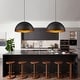 preview thumbnail 24 of 200, Industrial Oversized Metal Dome Pendant Light - Modern Farmhouse