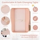 preview thumbnail 32 of 31, Gymax Baby Diaper Changing Table Folding Newborn Nursery Organizer