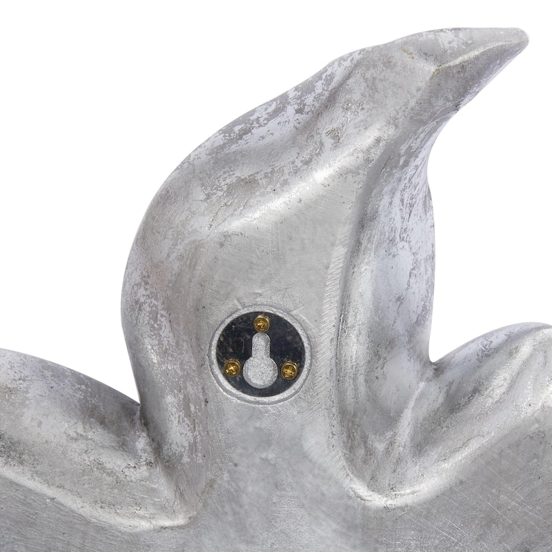 Polystone Floral 3D Home Wall Decor - Set of 3 Gold or Silver - Roche River Decor