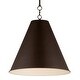preview thumbnail 1 of 9, Maxim 15164 Veritas 18" Wide Pendant Chestnut Bronze