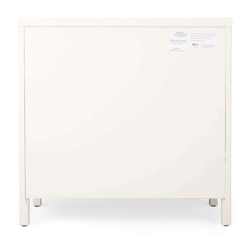 HomeRoots Imperial White Console Cabinet - 31' X '30' X '14