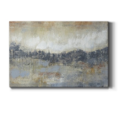 Cool Grey Horizon I Premium Gallery Wrapped Canvas - Ready to Hang