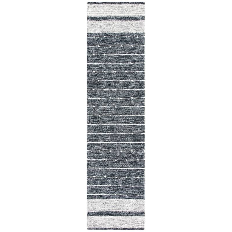 SAFAVIEH Handmade Striped Kilim Shandra Modern Cotton Rug -