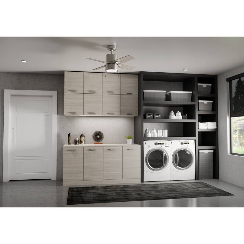 Hunter 42" Beck Ceiling Fan with LED Light Kit and Pull Chain - Transitional, Modern, Industrial