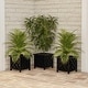 preview thumbnail 18 of 17, Square Planter Box by Pure Garden - 14.75 x 14.75 x 13