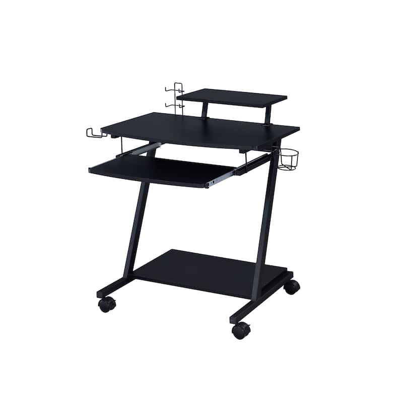 Ordrees Black Finish Gaming Desk