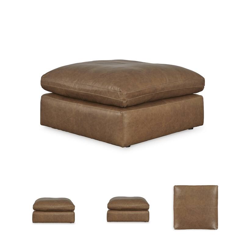 Signature Design by Ashley Emilia Brown Oversized Accent Ottoman