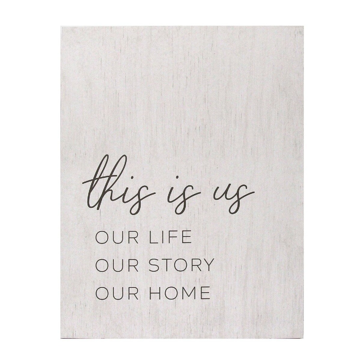 Shop Stratton Home Decor Life Story Home Oversized Wall Art
