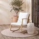 preview thumbnail 8 of 57, SAFAVIEH Daire Outdoor Rocking Chair - 26" W x 31" D x 32" H