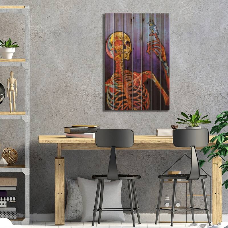 Resurrection Print On Wood by Michael Creese - Multi-Color