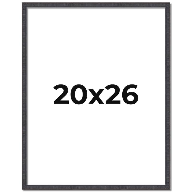 20x26 Frame Brown Solid Wood Picture Frame - Complete Modern Photo