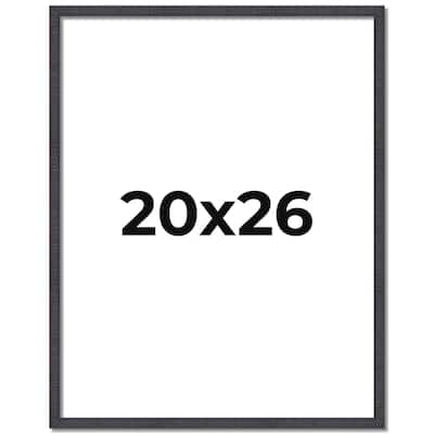 20x26 Frame Brown Solid Wood Picture Frame - Complete Modern Photo
