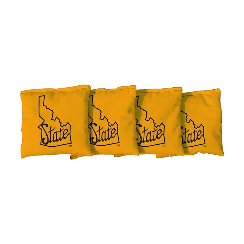 College Vault Idaho State University Bengals Yellow Cornhole Bags - Corn Filled