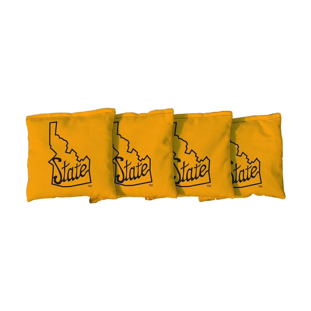 College Vault Idaho State University Bengals Yellow Cornhole Bags