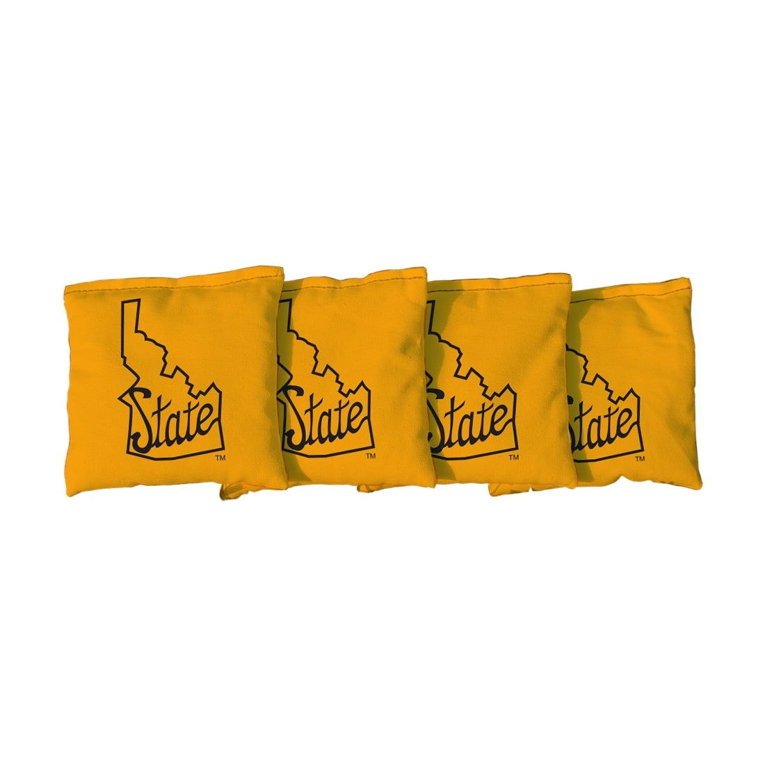 College Vault Idaho State University Bengals Yellow Cornhole Bags