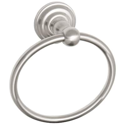 Design House Satin Nickel Towel Ring from the Calisto Collection