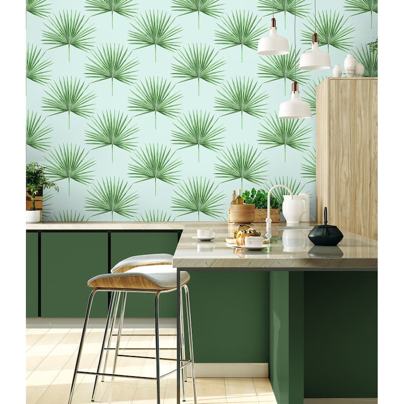 Harry & Grace Pacific Palm Peel and Stick Wallpaper