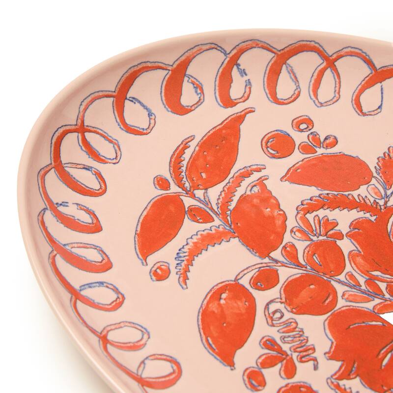 Caravan Amalfi Oval Serving Tray - 15.7" x 11" - 15.7" x 11"