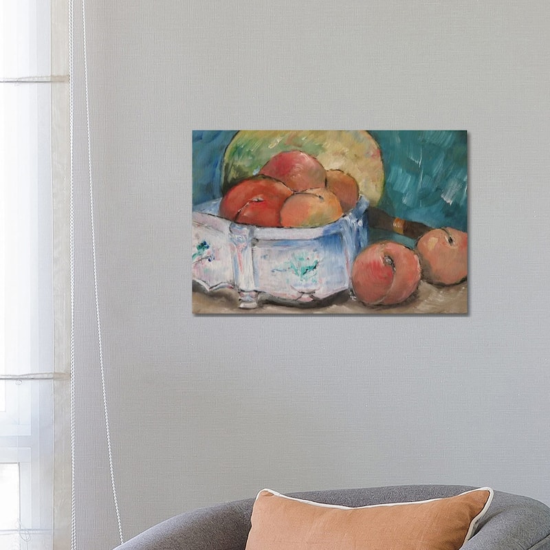 Fruit Bowl Print On Acrylic Glass by Paul Cezanne