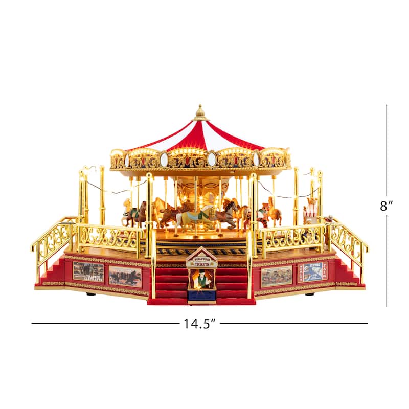 90th Anniversary Collection - Animated & Musical World's Fair Boardwalk Carousel