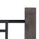 preview thumbnail 10 of 24, Carbon Loft Tiblier Textured Black Metal Bed with Brushed Charcoal Wood Posts