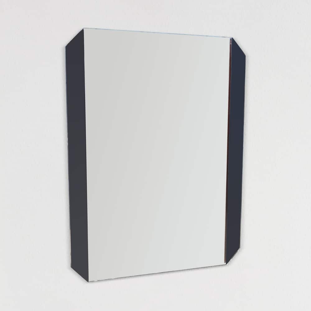Gerry 22 in. W x 27 in H Rectangular Polished Frameless Bathroom Vanity Wall Mirror - 22" x 27"